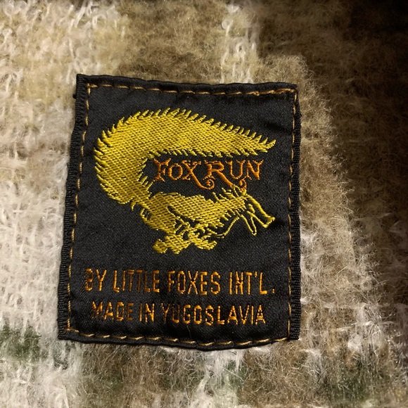 Vntg Fox Run by Little Fox Intl Suede Tan Genuine Leather Jacket - Picture 5 of 10